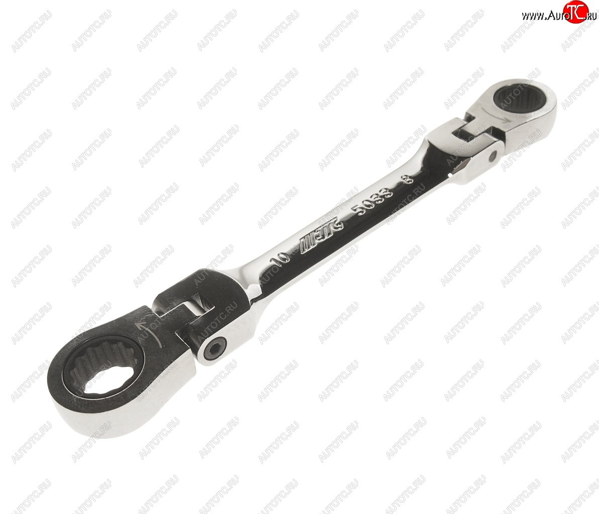 2 899 р. Ключ накидной 8х10мм трещоточный шарнирный L=125мм JTC JTC TOOLS CO., LTD jtc-5033  с доставкой в г. Пермь