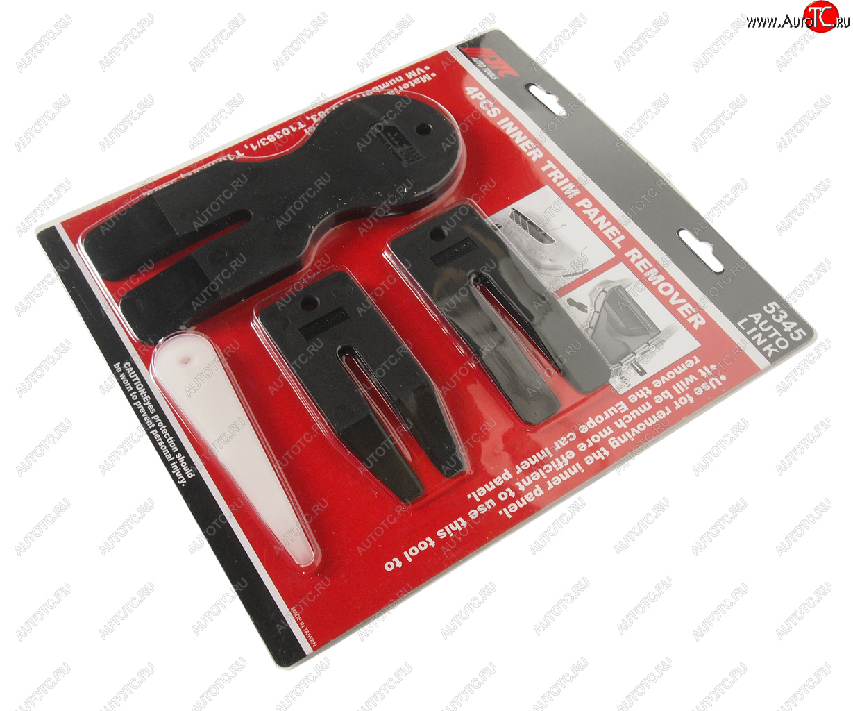 1 999 р. Набор съемников пистонов обшивки автомобиля 4 предмета JTC JTC TOOLS CO., LTD jtc-5345  с доставкой в г. Пермь