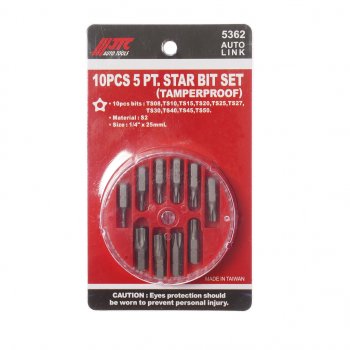 849 р. Набор бит 14 TORX ТS08-TS50 10 предметов в боксе JTC JTC TOOLS CO., LTD jtc-5362  с доставкой в г. Пермь. Увеличить фотографию 1