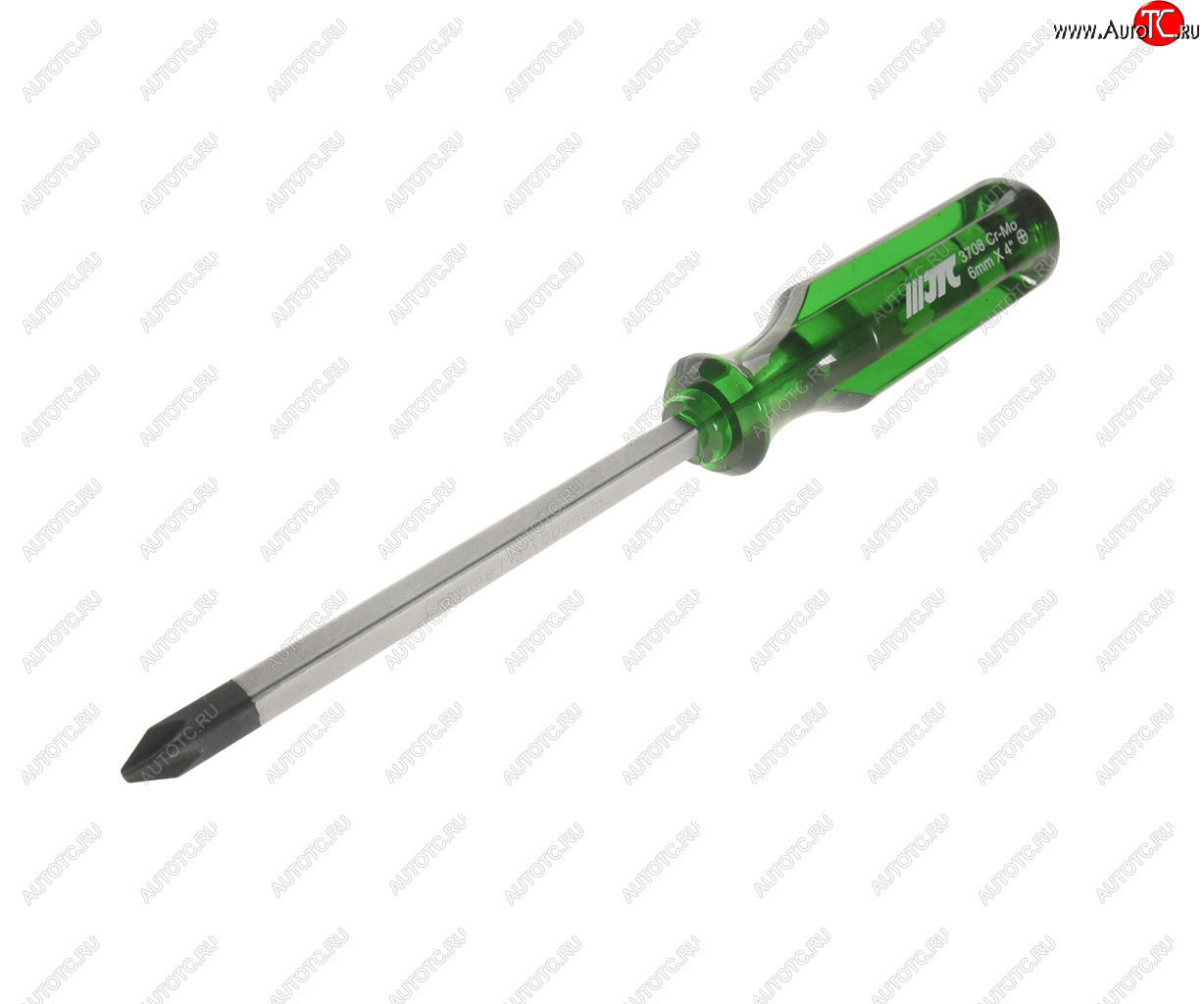 339 р. Отвертка крестовая PH 2.0х100мм со сквозным стержнем (сталь Cr-Mo) JTC JTC TOOLS CO., LTD jtc-3708  с доставкой в г. Пермь