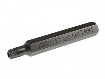 163 р. Бита TORX Т40Hх75мм 10мм удлиненная S2 JTC JTC TOOLS CO., LTD jtc-1347540  с доставкой в г. Пермь. Увеличить фотографию 1