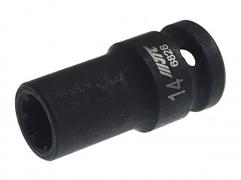 1 099 р. Головка для суппортов 12 DR 7PTх14мм (AUDI A5,A6L,Q5,Q7) L=50мм JTC JTC TOOLS CO., LTD jtc-6828  с доставкой в г. Пермь. Увеличить фотографию 1