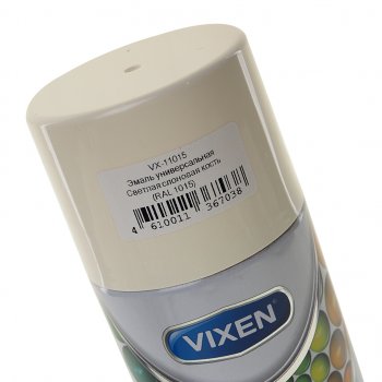 272 р. Краска слоновая кость светлая эмаль 520мл аэрозоль универсальная VIXEN VIXEN vx-11015  с доставкой в г. Пермь. Увеличить фотографию 2