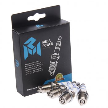 1 499 р. Свеча зажигания VW AUDI SEAT SKODA (04-) (1.82.0 TSITFSI) (4шт.) MEGAPOWER MEGAPOWER 370-31-119  с доставкой в г. Пермь. Увеличить фотографию 2