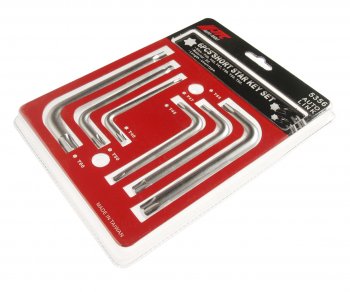 1 199 р. Набор ключей TORX T40-T60 Г-образных 6 предметов JTC JTC TOOLS CO., LTD jtc-5356  с доставкой в г. Пермь. Увеличить фотографию 1