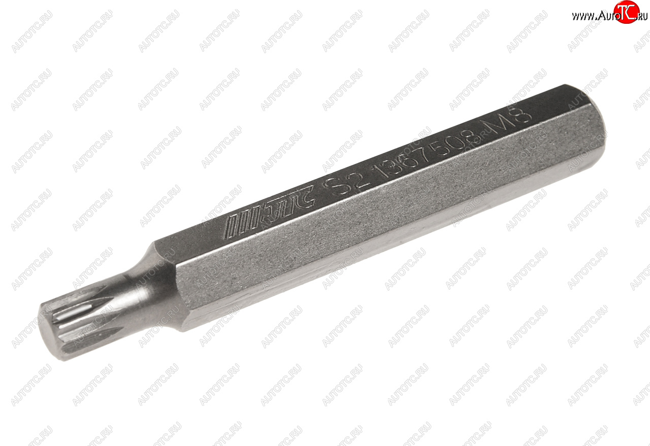 158 р. Бита SPLINE M8х75мм 10мм удлиненная S2 JTC JTC TOOLS CO., LTD jtc-1367508  с доставкой в г. Пермь