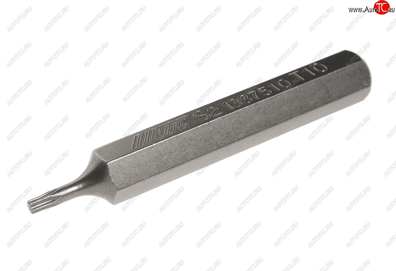 140 р. Бита TORX Т10х75мм 10мм удлиненная S2 JTC JTC TOOLS CO., LTD jtc-1337510  с доставкой в г. Пермь