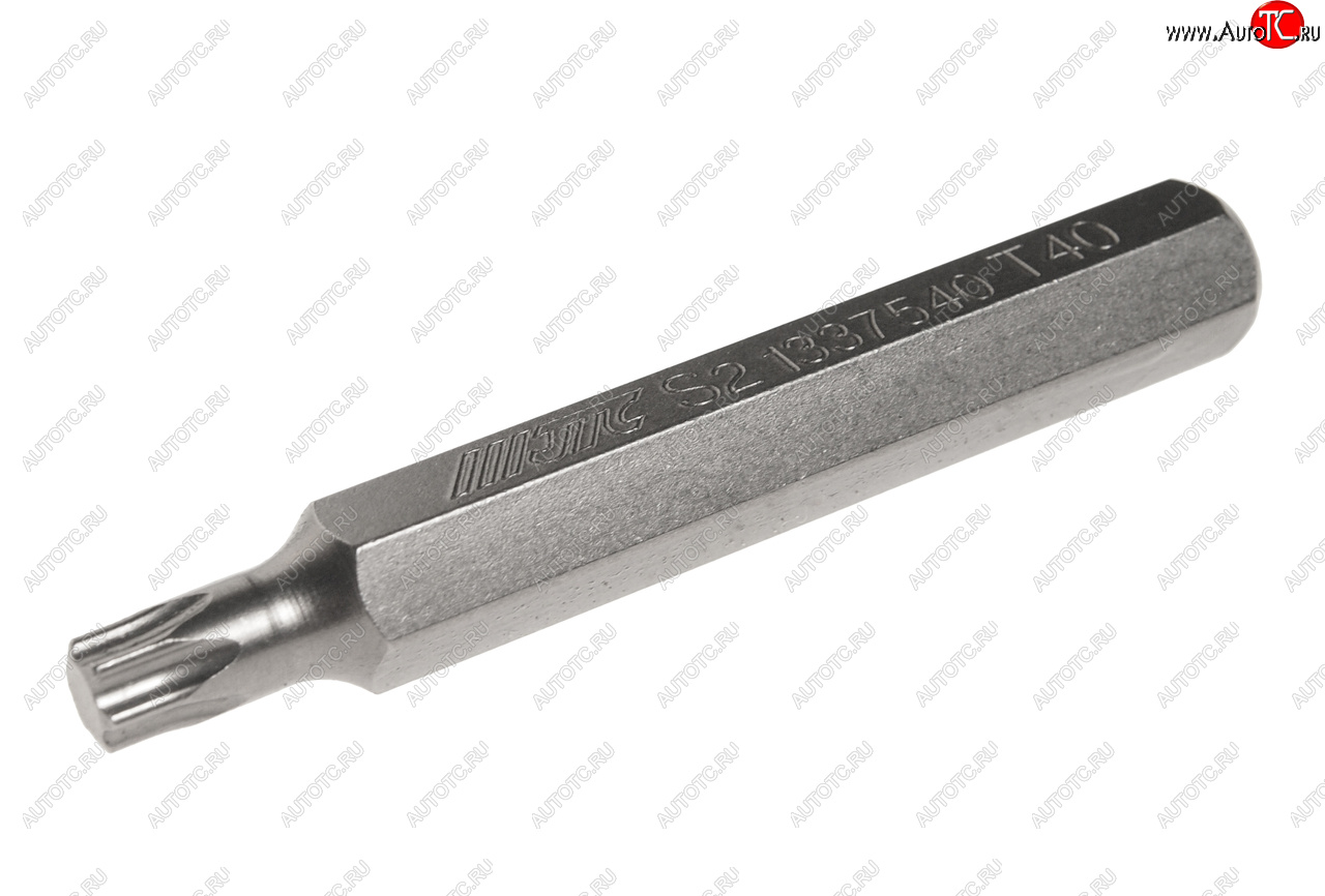 140 р. Бита TORX Т40х75мм 10мм удлиненная S2 JTC JTC TOOLS CO., LTD jtc-1337540  с доставкой в г. Пермь