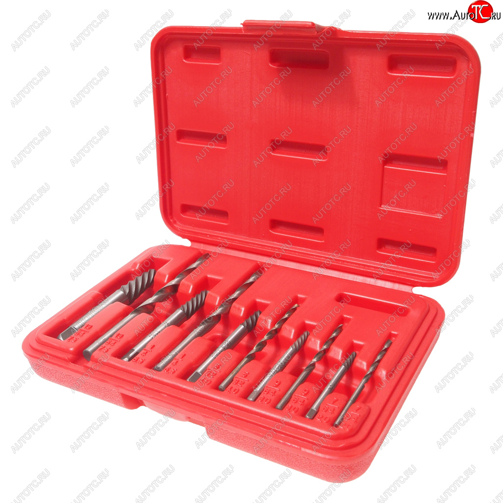 3 399 р. Набор экстракторов и сверл 10 предметов JTC JTC TOOLS CO., LTD jtc-5502  с доставкой в г. Пермь