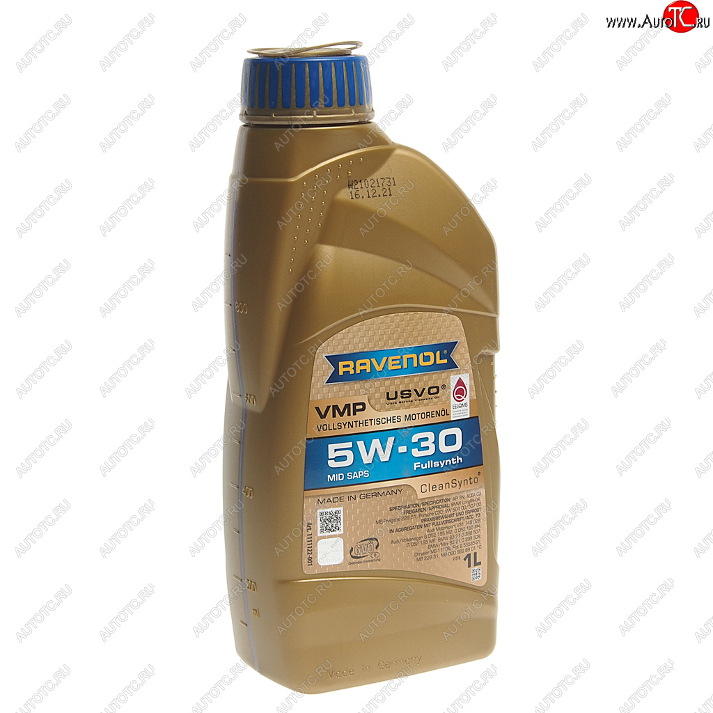 2 599 р. Масло моторное VMP 5W30 синт.1л RAVENOL RAVENOL 1111122-001  с доставкой в г. Пермь