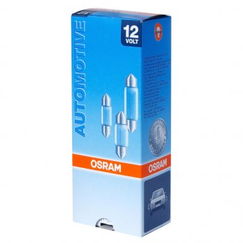 72 р. Лампа 12V C10W SV8.5-8 36мм OSRAM OSRAM 6461  с доставкой в г. Пермь. Увеличить фотографию 1