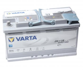 38 749 р. Аккумулятор VARTA Silver Dynamic AGM 95Ач обратная полярность VARTA 6ст95(0) g14 (a5)  с доставкой в г. Пермь. Увеличить фотографию 1