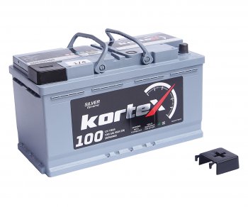 17 299 р. Аккумулятор KORTEX SILVER Dynamic 100Ач обратная полярность KORTEX 6ст100(0) smf600400  с доставкой в г. Пермь. Увеличить фотографию 2