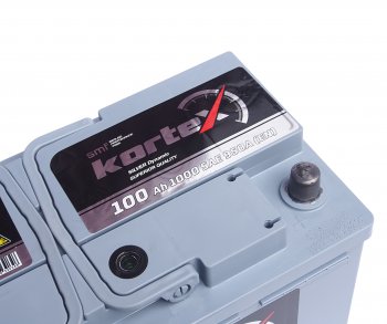 17 299 р. Аккумулятор KORTEX SILVER Dynamic 100Ач обратная полярность KORTEX 6ст100(0) smf600400  с доставкой в г. Пермь. Увеличить фотографию 4