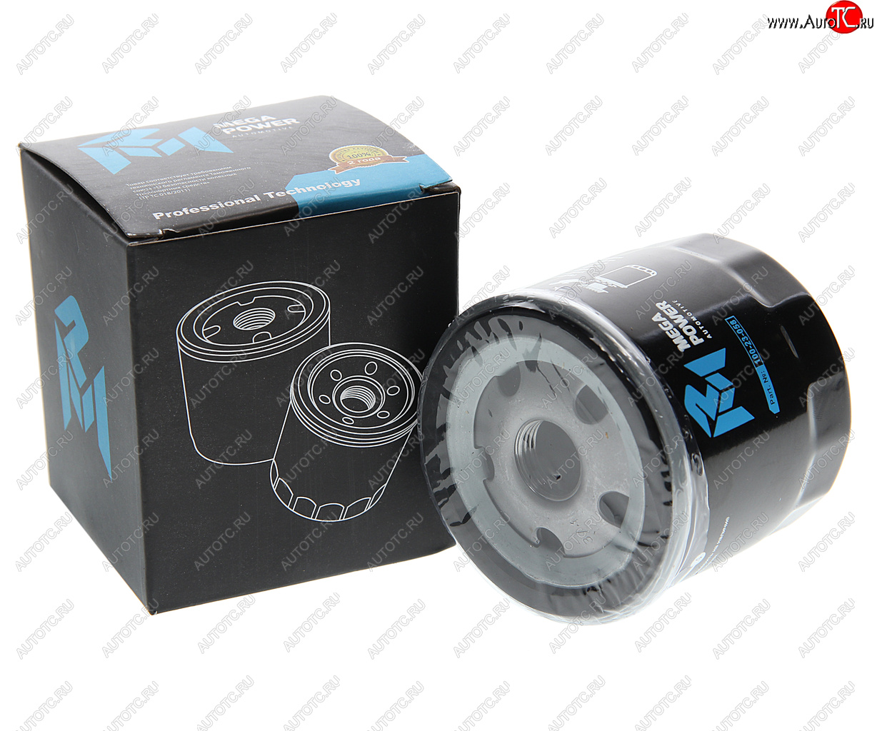 153 р. Фильтр масляный VW SKODA MEGAPOWER MEGAPOWER 100-23-058  с доставкой в г. Пермь
