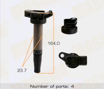 2 899 р. Катушка зажигания TOYOTA Camry (06-) MASUMA MASUMA mic-125  с доставкой в г. Пермь. Увеличить фотографию 1