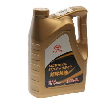3 999 р. Масло моторное MOTOR OIL SP 08880-84050 синт.4л SAE0W20 (замена 08880-13205) TOYOTA TOYOTA 08880-84050  с доставкой в г. Пермь. Увеличить фотографию 1