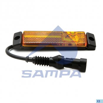 869 р. Плафон DAF CF75,85,XF105 освещения двери SAMPA SAMPA 052.308  с доставкой в г. Пермь. Увеличить фотографию 1