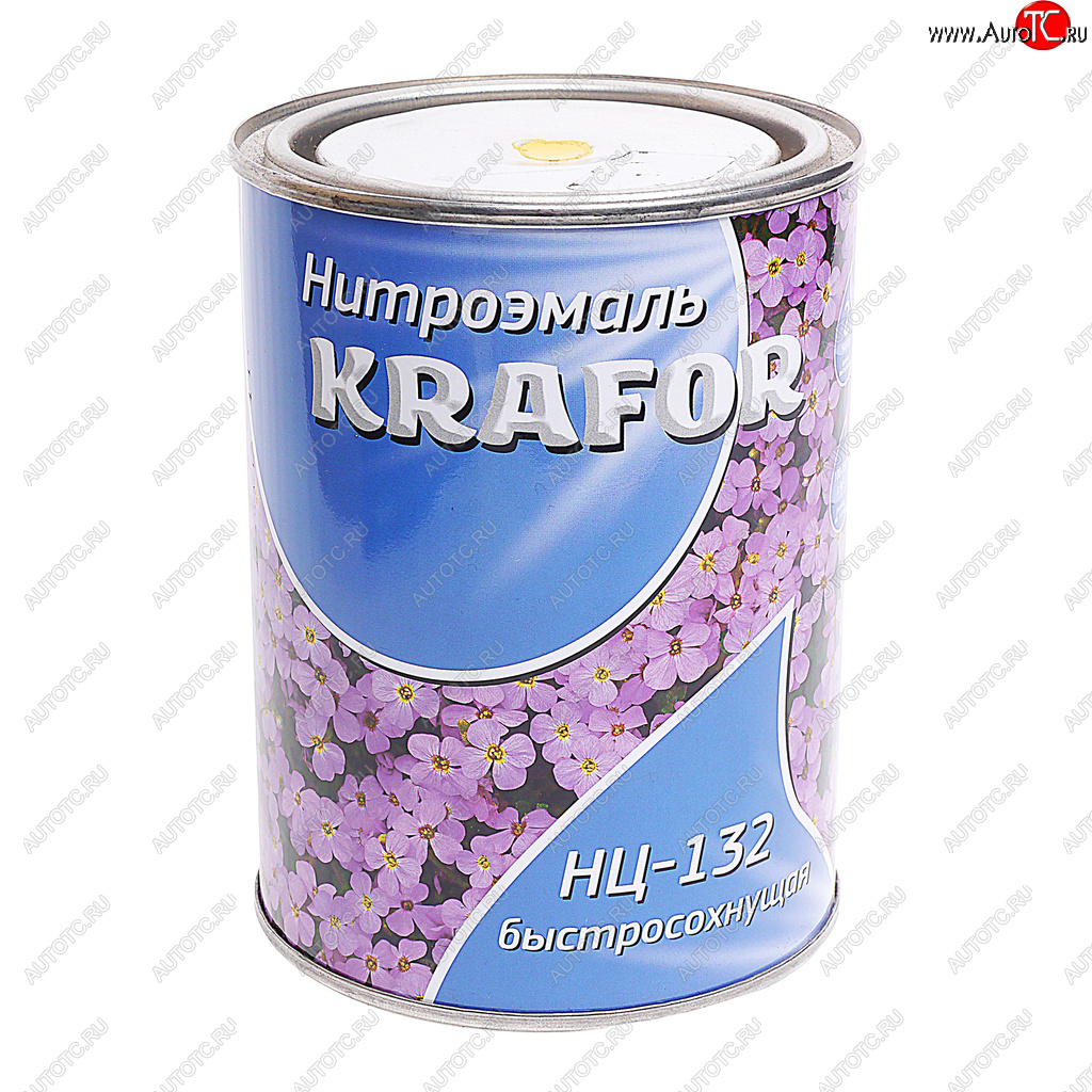 399 р. Краска желтая 700г НЦ-132 KRAFOR KRAFOR 482  с доставкой в г. Пермь