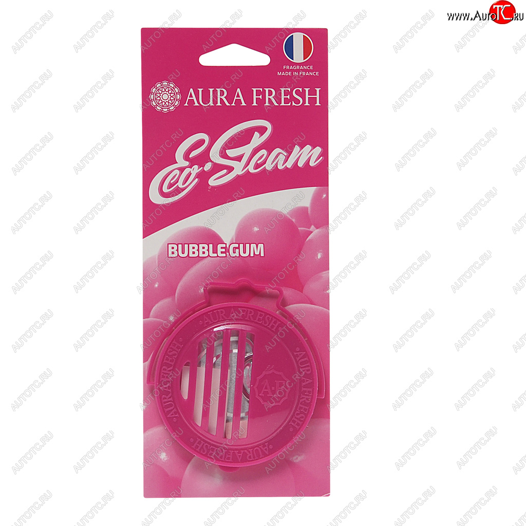 294 р. Ароматизатор на панель приборов древесное волокно (bubble gum) 40г Eco Steam AURA FRESH AURA FRESH 23030  с доставкой в г. Пермь