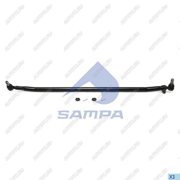 8 499 р. Тяга рулевая MERCEDES Actros поперечная L=1685мм SAMPA SAMPA 097.1039-01  с доставкой в г. Пермь