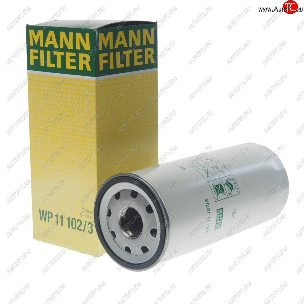 1 779 р. Фильтр масляный VOLVO 6FL,7FL,10FL,12F,12FH,12FL,16FL By-pass MANN MANN wp111023  с доставкой в г. Пермь