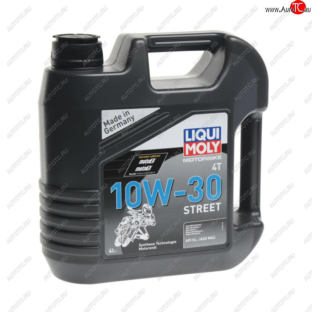 5 299 р. Масло моторное для 4-х тактных двигателей MOTORBIKE 4T STREET 10W30 синт.4л LIQUI MOLY LIQUI MOLY 1688 LIQUI MOLY 1688  с доставкой в г. Пермь