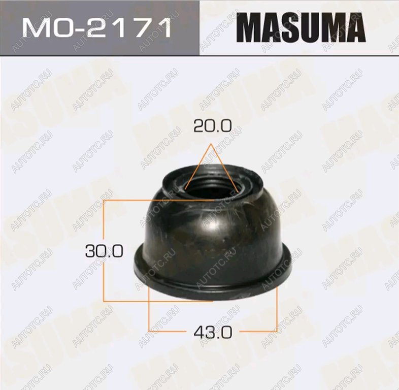 182 р. Пыльник HYUNDAI Sonata (01-05) опоры шаровой MASUMA MASUMA mo2171  с доставкой в г. Пермь