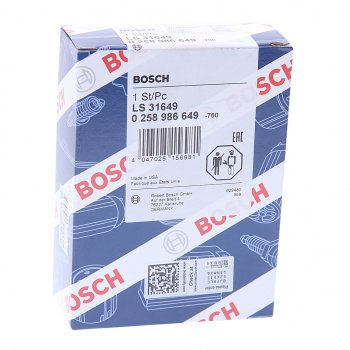 6 599 р. Датчик кислорода HYUNDAI i30 (07-) KIA Cerato (06-) верхний BOSCH BOSCH 0258986649  с доставкой в г. Пермь. Увеличить фотографию 2