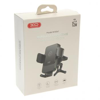 1 629 р. Держатель телефона с беспроводной зарядкой XO XO wx041 black  с доставкой в г. Пермь. Увеличить фотографию 4