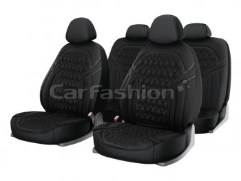 Универсальные чехлы сидений (майка, 11 предм., полиэстер) Impulse CARFASHION  (черный)