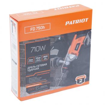 6 599 р. Дрель ударная 710Вт PATRIOT PATRIOT fd750h   с доставкой в г. Пермь. Увеличить фотографию 4