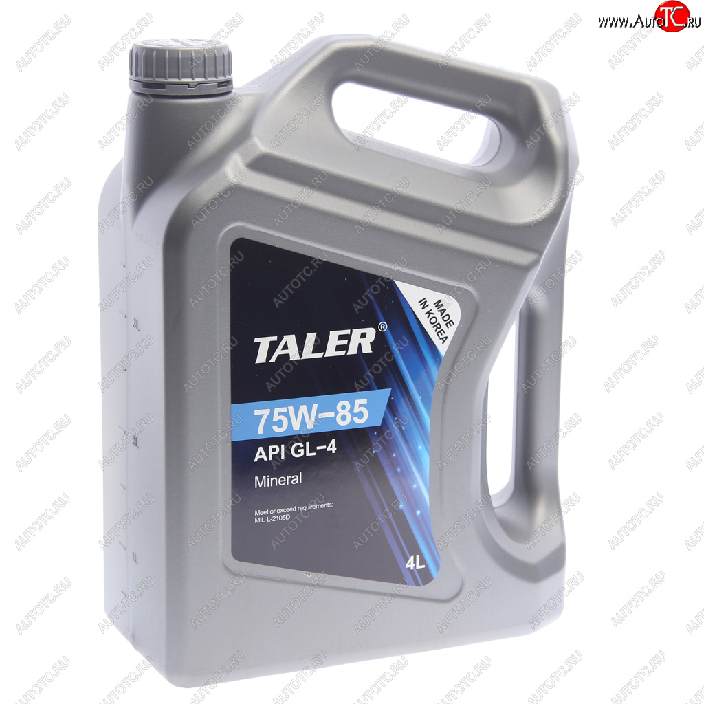 2 599 р. Масло трансмиссионное GL-4 75W85 мин.4л TALER TALER 500411  с доставкой в г. Пермь
