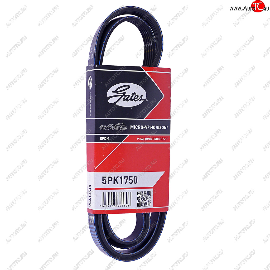 1 199 р. Ремень приводной поликлиновой 5PK1750 GATES GATES 5pk1750  с доставкой в г. Пермь