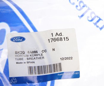 7 649 р. Патрубок FORD Transit (00-05) вентиляции картерных газов OE FORD 1766815  с доставкой в г. Пермь. Увеличить фотографию 3