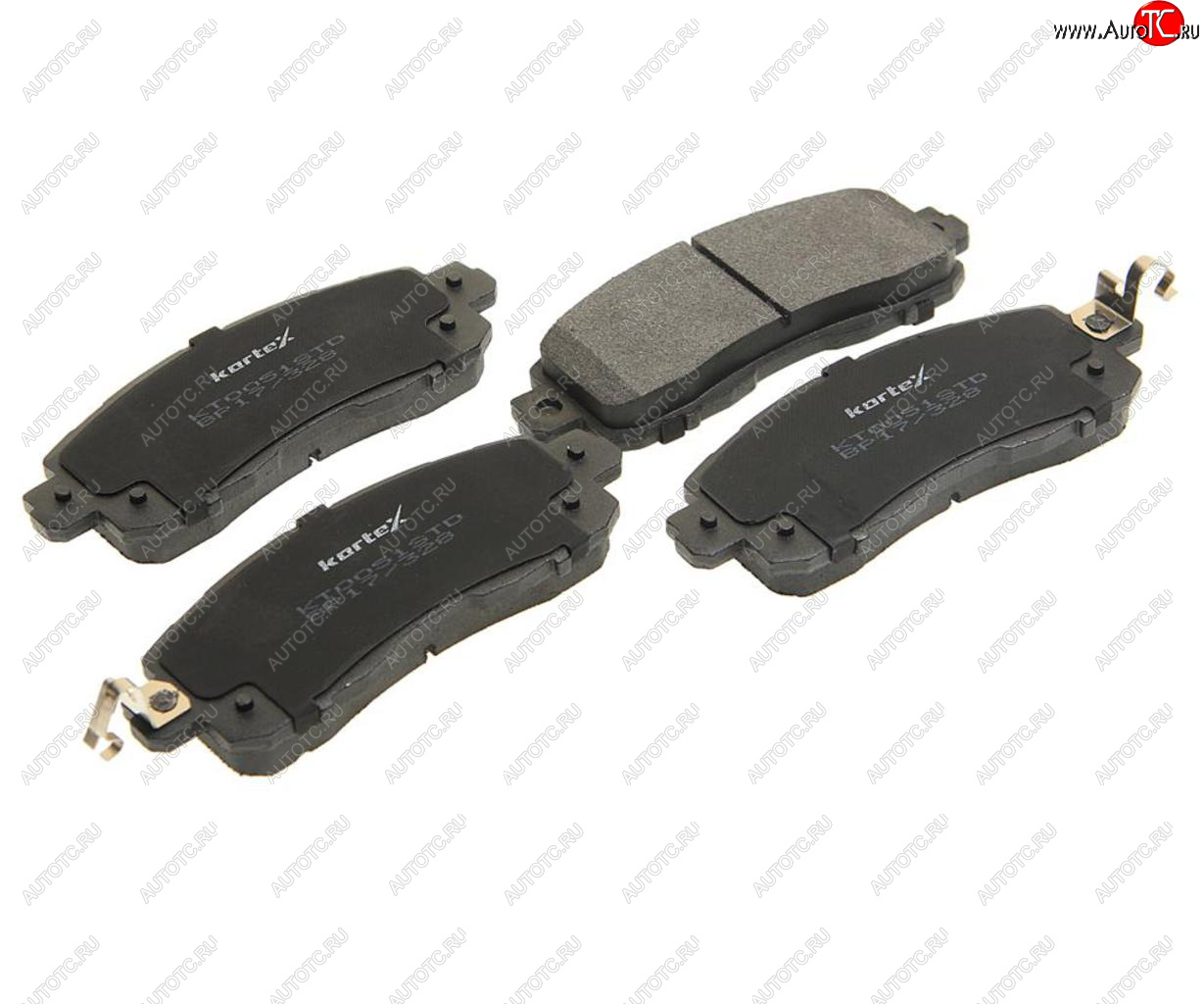 1 559 р. Колодки тормозные передние (4шт.) KORTEX Nissan Teana 3 L33 дорестайлинг (2014-2020)  с доставкой в г. Пермь
