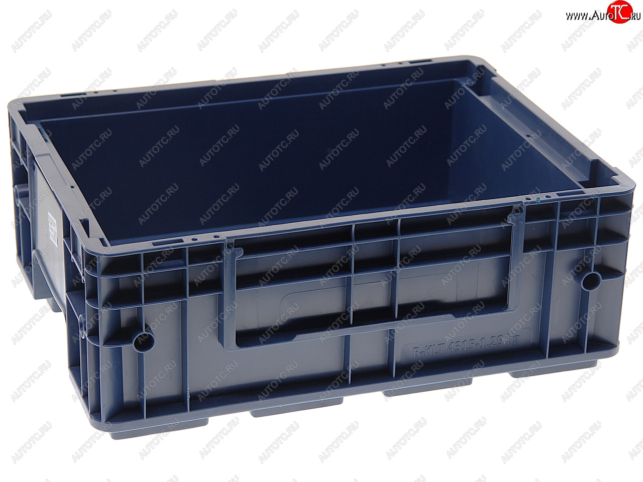 759 р. Ящик полимерный многооборотный 396х297х147.5мм синий IPLAST IPLAST ip-378751  с доставкой в г. Пермь