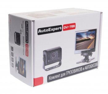 10 699 р. Монитор с камерой заднего вида для грузовиков (кабель 20м) AUTOEXPERT dv-755  с доставкой в г. Пермь. Увеличить фотографию 4