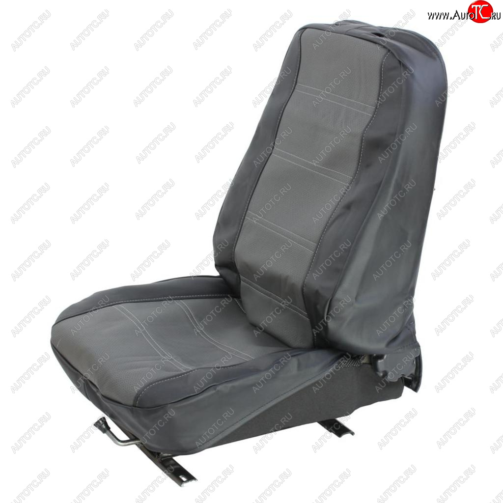 6 799 р. Авточехлы VW Polo (09-) экокожа задняя спинка 40х60 черно-серые комплект PANDORA-A PANDORA-A polo bkgy cla  с доставкой в г. Пермь
