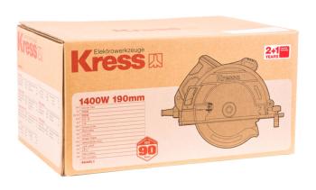 11 999 р. Пила циркулярная 1400Вт 190мм 5200обмин. KRESS KRESS ku420.1  с доставкой в г. Пермь. Увеличить фотографию 7