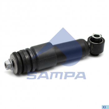 2 059 р. Амортизатор VOLVO FH4 кабины задний горизонтальный SAMPA SAMPA 034.224-01  с доставкой в г. Пермь. Увеличить фотографию 1