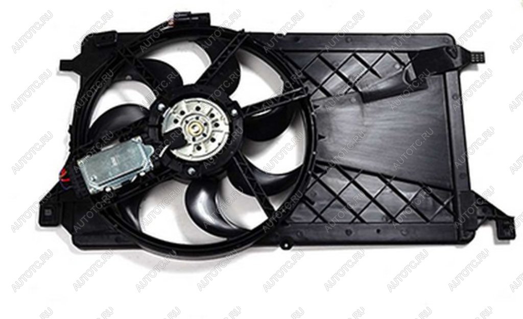 10 349 р. Вентилятор FORD Focus (04-) (1.8/2.0) охлаждения радиатора с кожухом BSG BSG bsg30510004 BSG bsg30510004  с доставкой в г. Пермь