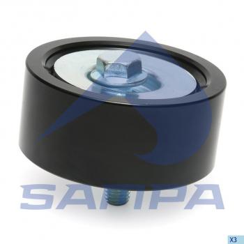 4 099 р. Ролик приводного ремня DAF натяжителя SAMPA SAMPA 054.213  с доставкой в г. Пермь. Увеличить фотографию 1