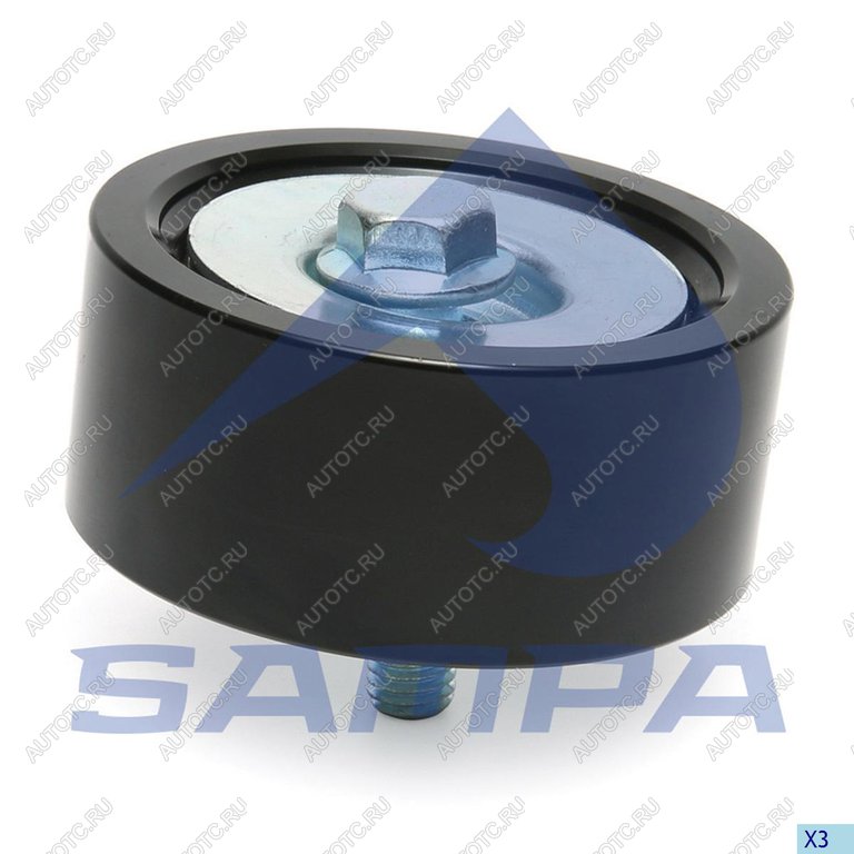 4 099 р. Ролик приводного ремня DAF натяжителя SAMPA SAMPA 054.213  с доставкой в г. Пермь
