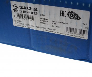 21 699 р. Сцепление VW Golf (04-09) комплект SACHS SACHS 3000950072  с доставкой в г. Пермь. Увеличить фотографию 5