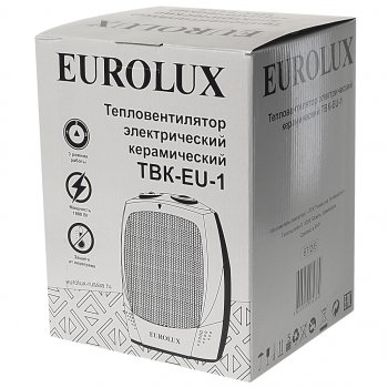 2 199 р. Тепловентилятор бытовой 1.80кВт (18кв.м) настольный белый EUROLUX EUROLUX 6726  с доставкой в г. Пермь. Увеличить фотографию 5