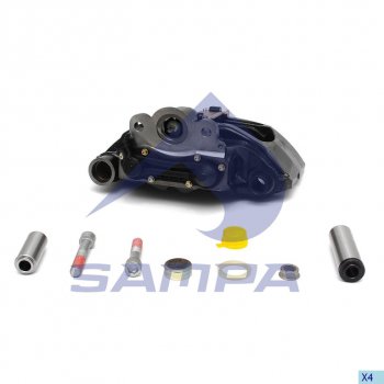 48 899 р. Суппорт SAF (SKRB9022K) правый 22.5 в сборе с колодками SAMPA SAMPA 091.048  с доставкой в г. Пермь. Увеличить фотографию 1