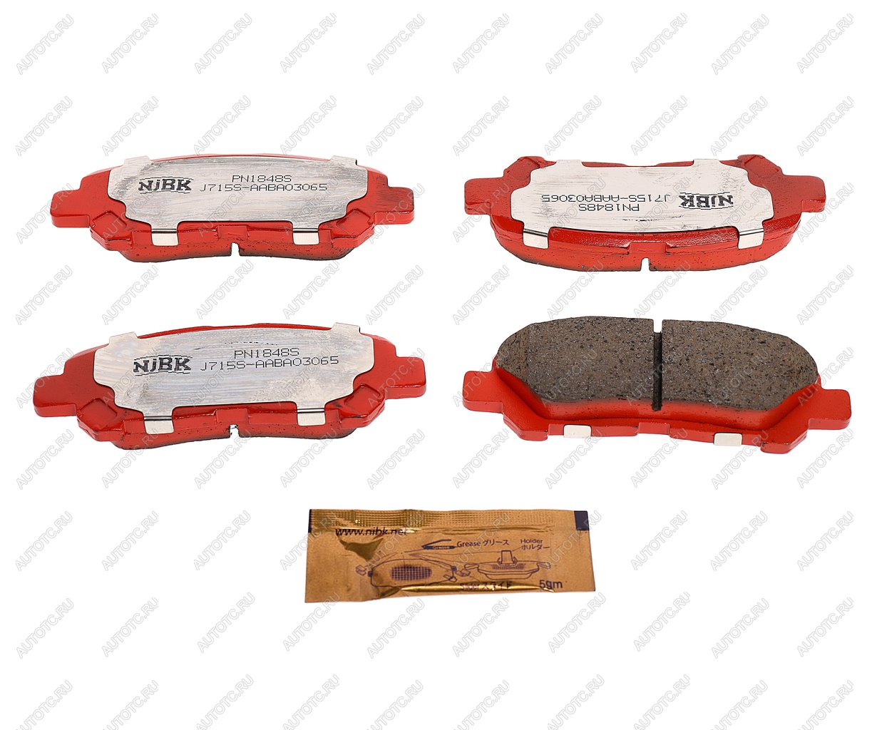 6 599 р. Колодки тормозные задние Sport (4шт.) NIBK Toyota Highlander XU70 (2020-2025)  с доставкой в г. Пермь