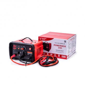 12 999 р. Устройство пуско-зарядное 12-24V40-700Ач240А инверторное KVAZARRUS KVAZARRUS powerbox 240i  с доставкой в г. Пермь. Увеличить фотографию 1