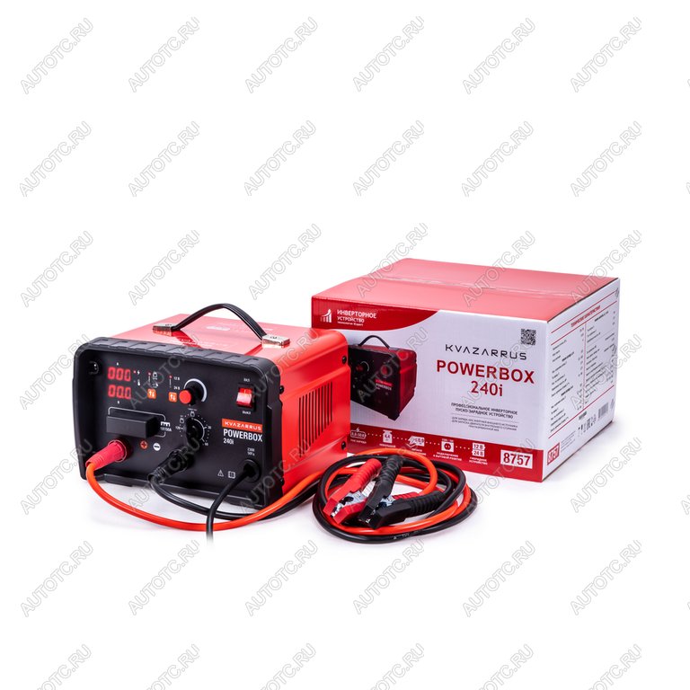12 999 р. Устройство пуско-зарядное 12-24V40-700Ач240А инверторное KVAZARRUS KVAZARRUS powerbox 240i  с доставкой в г. Пермь